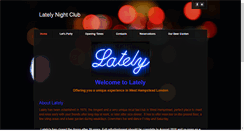 Desktop Screenshot of latelybar.com