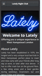 Mobile Screenshot of latelybar.com